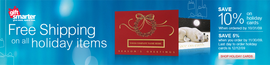 Personalize your holiday cards