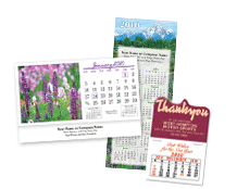 Imprinted calendars